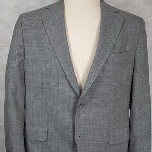 Peter Millar Light Gray Lightweight Wool Sport Coat Suit Jacket 40S